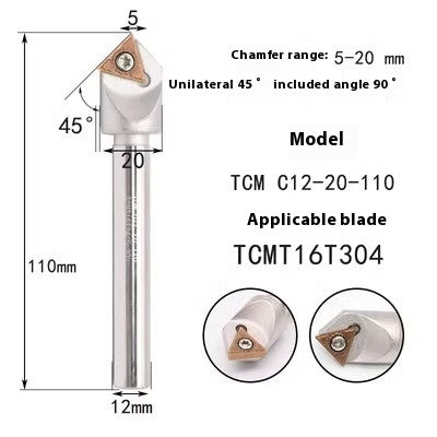 6039 Machining center 15 20 25 30 35 40 45 50 55 60 65 70 75 degree chamfering toolholder TCMT Shandong Denso Pricision Tools Co.,Ltd.